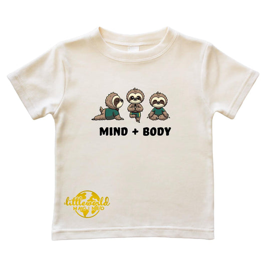 Sloth Mind + Body Toddler Shirt