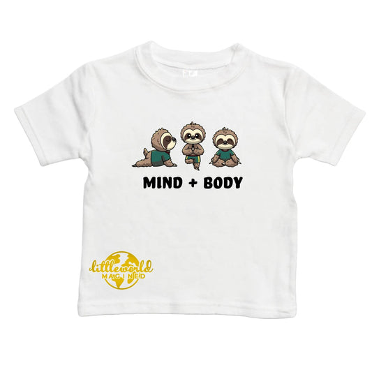 Sloth Mind + Body Toddler Shirt