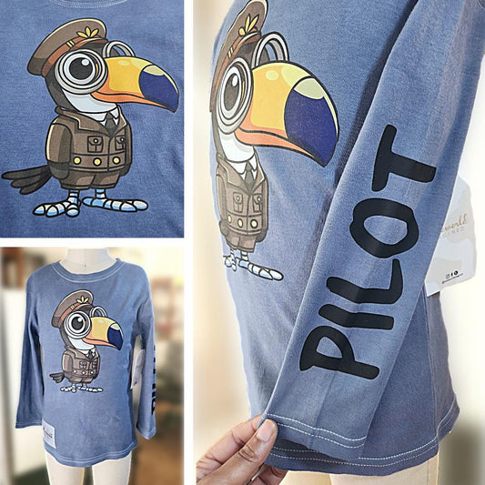 Tiko the Pilot Long Sleeve Shirt