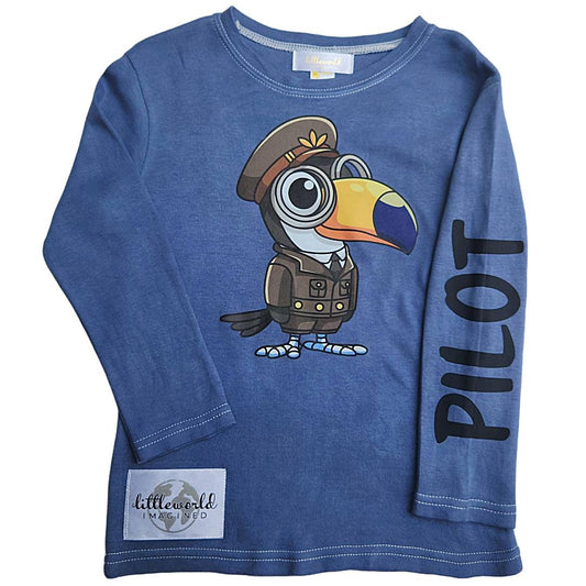 Tiko the Pilot Long Sleeve Shirt
