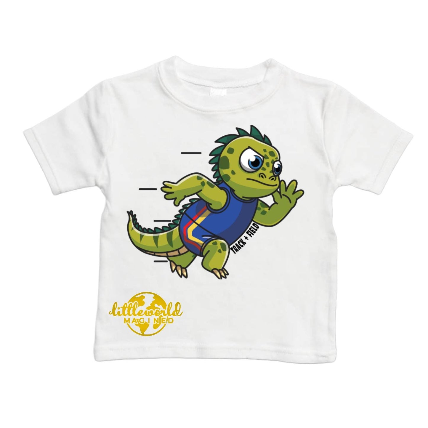 Iguana Track Star Toddler Shirt